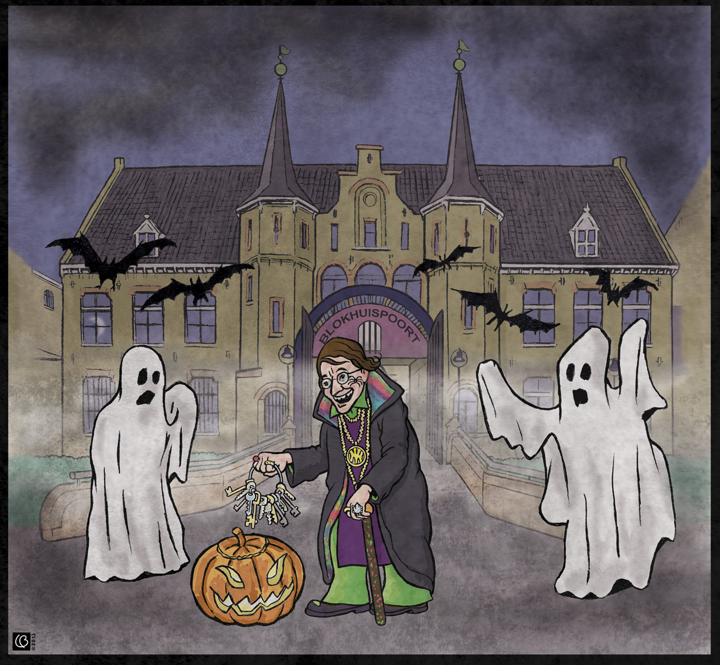Haloween in de Blokhuispoort