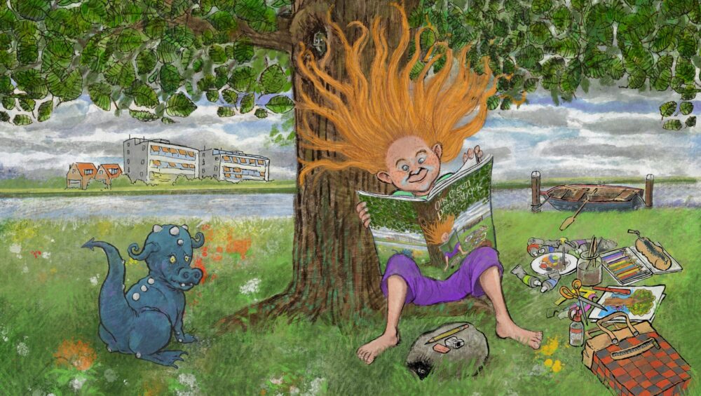 Laurens Bontes met illustratie