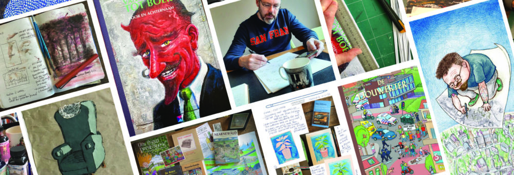 Laurens Bontes met illustratie
