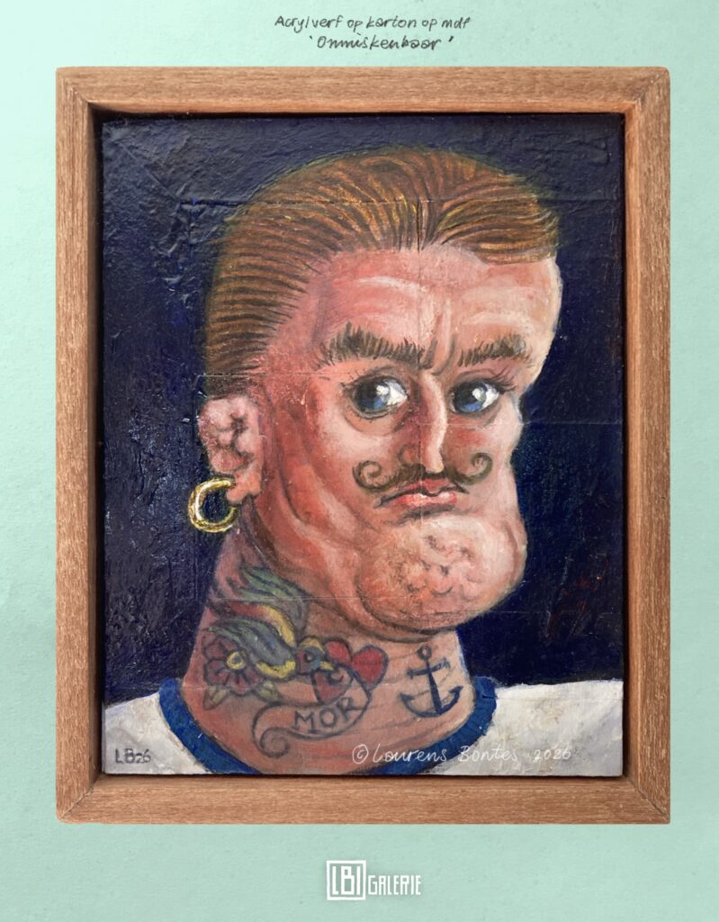 acrylschilderij LAU
Onmiskenbaar
©Laurens Bontes illustraties